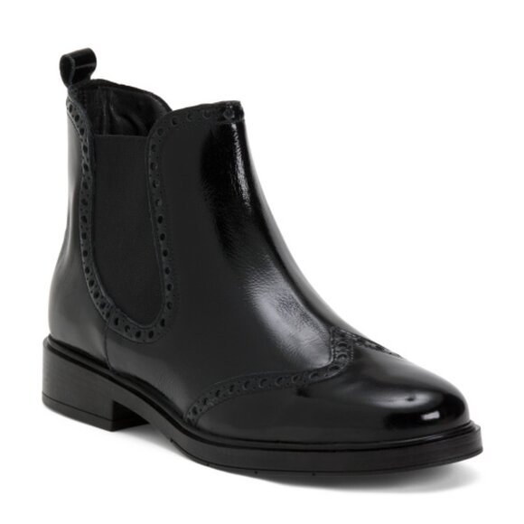 RIZZOLI Patent Leather Chelsea Booties - Picture 1 of 3
